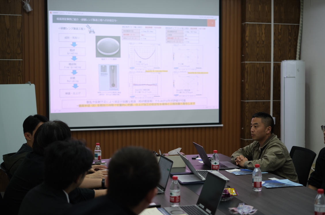 Approfondimento delle competenze nella misurazione ultraprecisa e promozione di un nuovo ecosistema industriale: il team Panasonic UA3P visita Zhixing Optics per scambi e cooperazione.